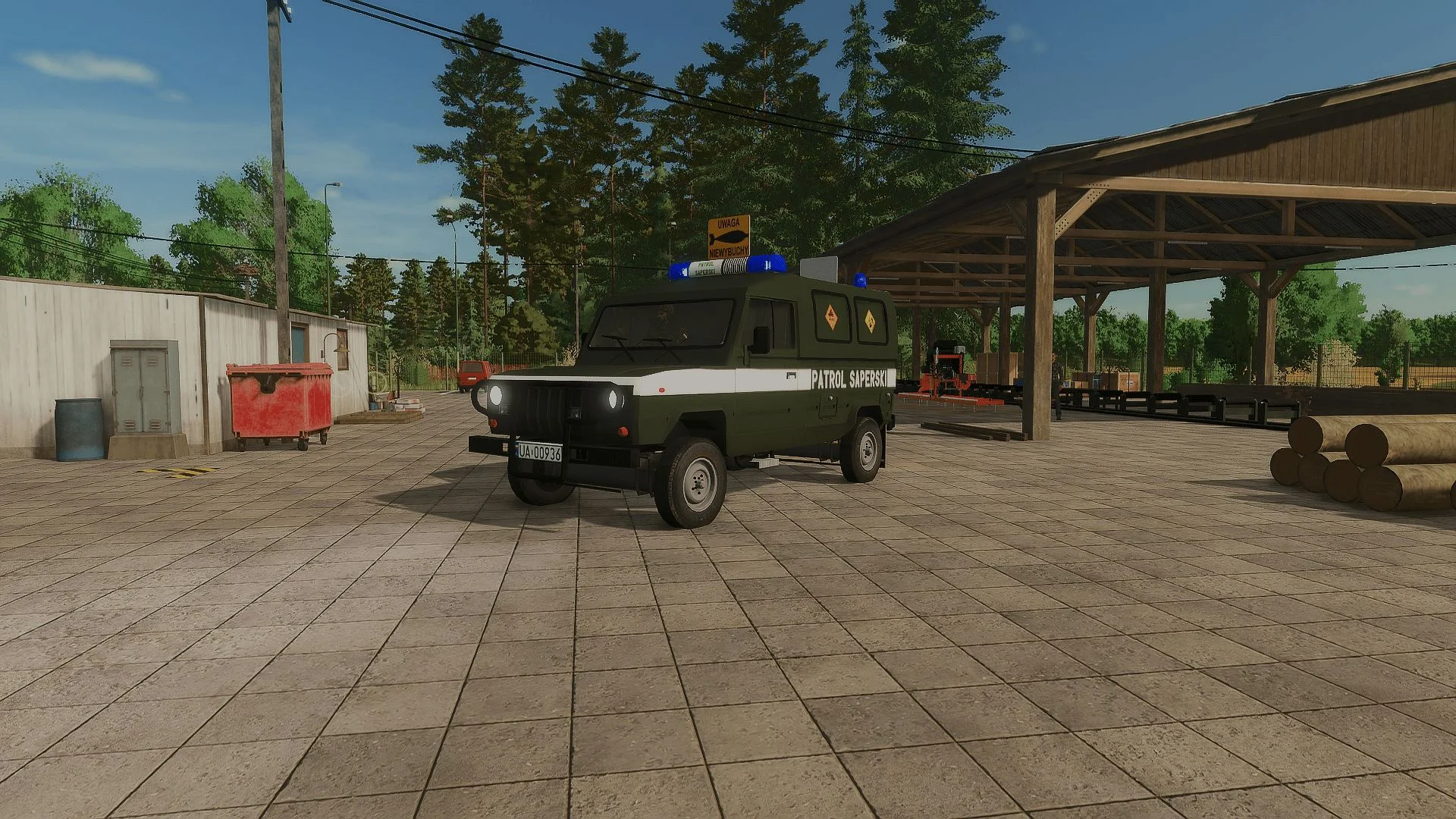 FS25 Tarpan Honker Patrol Saperski V1.0 Vehicles Mod FS25 Mod Free Download