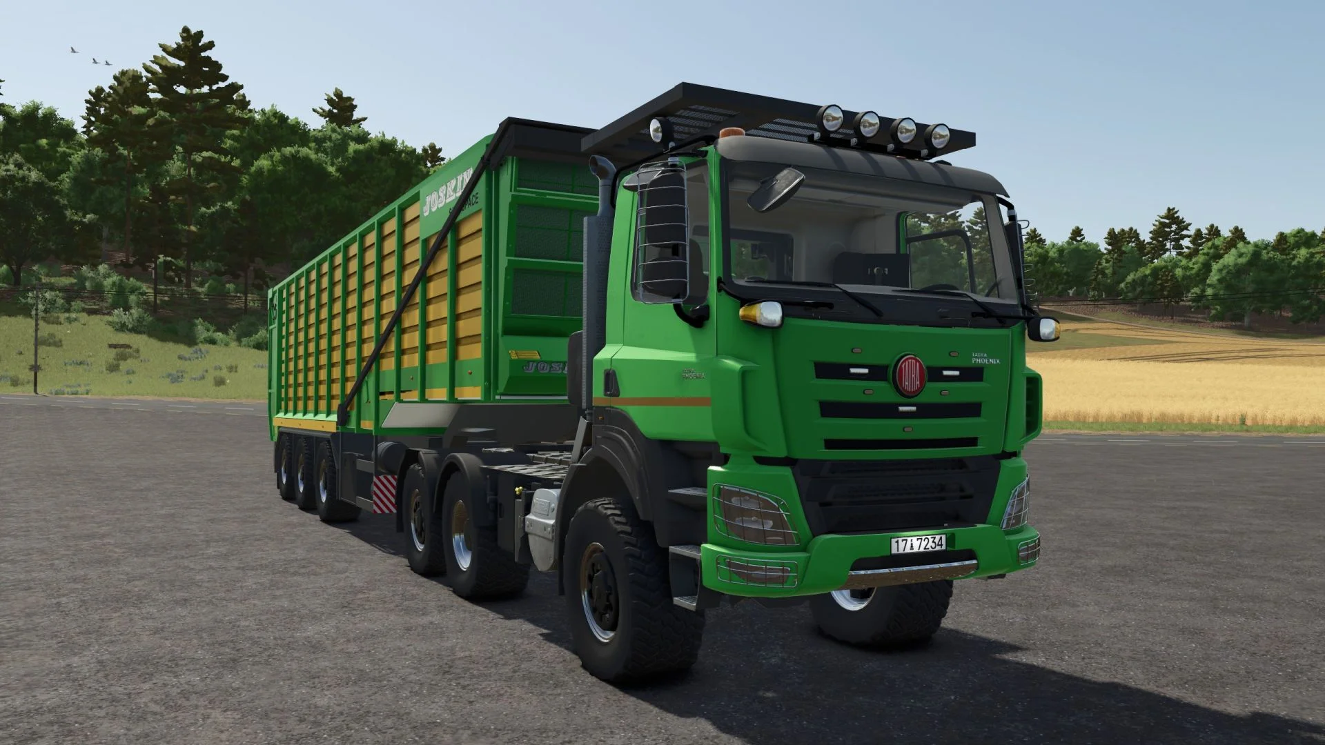 FS25 Tatra E6 Silo Space Joskin Pack V1.0.0.1 Vehicles Mod FS25 Mod Free Download