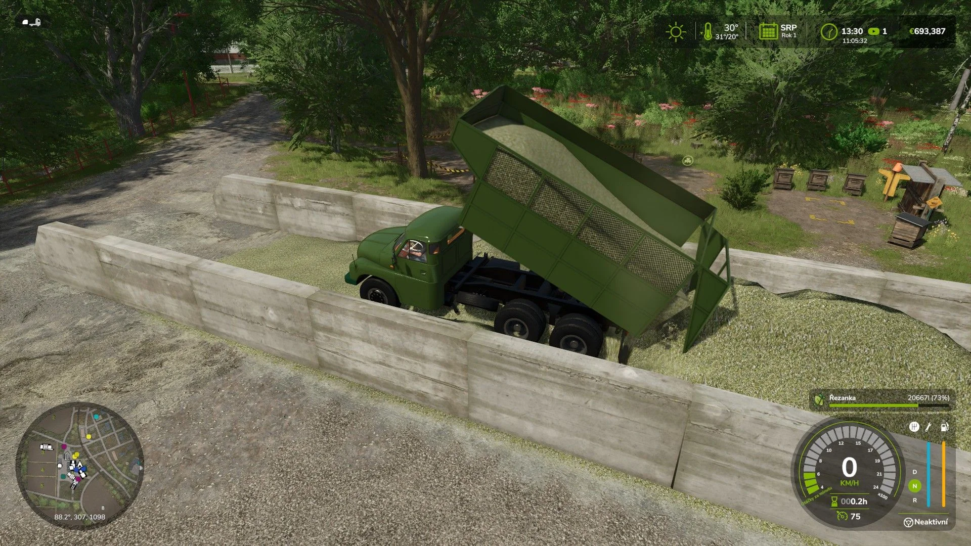 FS25 Tatra T138 S1 S3 TN V1.0.0.3 Vehicles Mod FS25 Mod Free Download