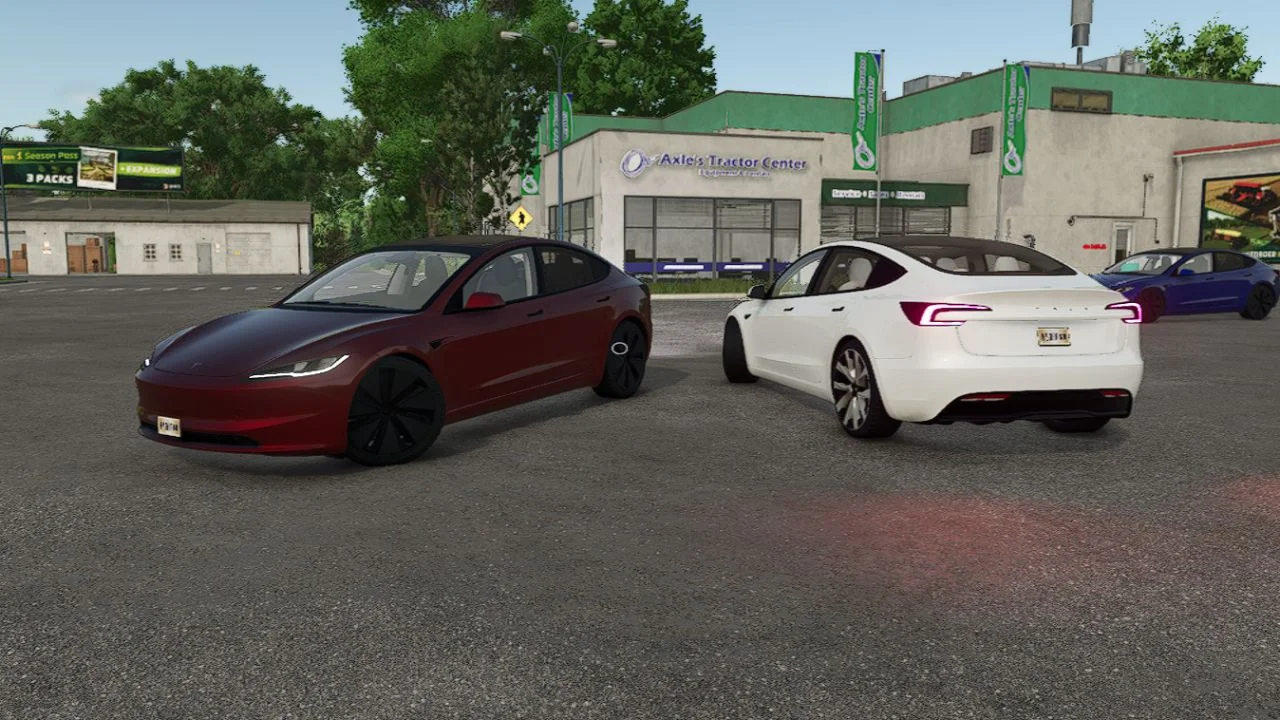 FS25 Tesla Model 3 2025 V1.6 Vehicles Mod FS25 Mod Free Download