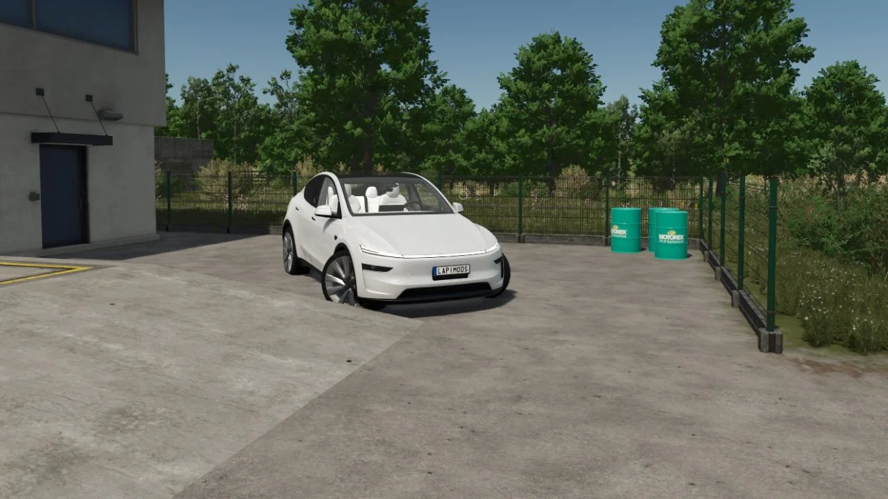 FS25 Tesla Model Y 2025 V1.0 Vehicles Mod FS25 Mod Free Download
