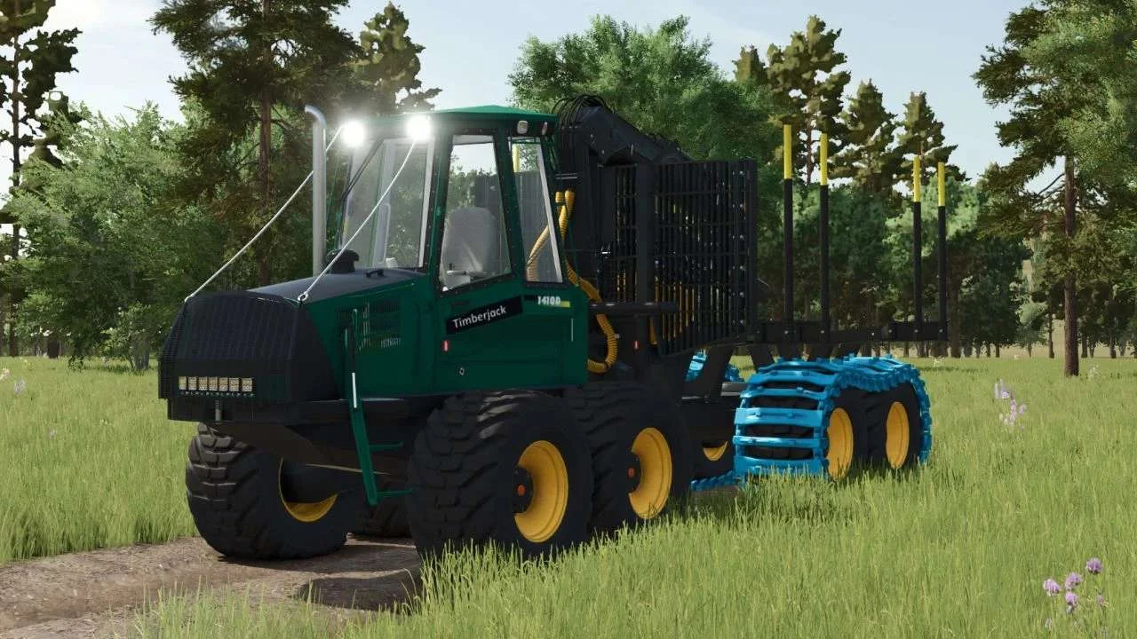 FS25 Timerjack 1410D v1.2.0.1 Vehicles Mod FS25 Mod Free Download