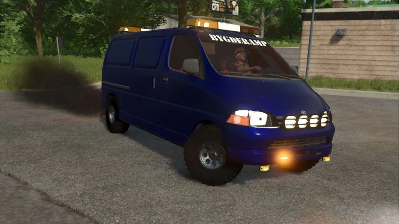 FS25 Toyota Hiace V1.0 Vehicles Mod FS25 Mod Free Download