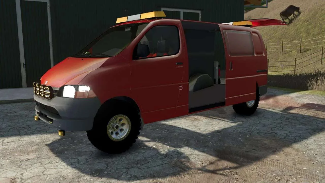 FS25 Toyota Hiace v1.1 Vehicles Mod FS25 Mod Free Download