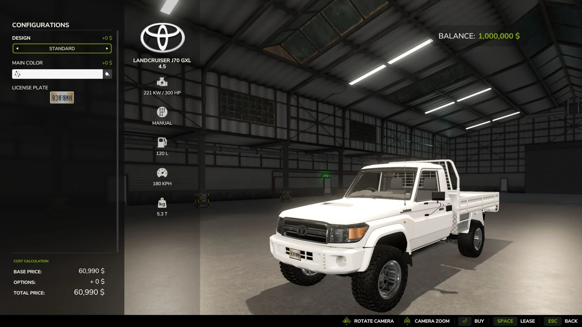 FS25 Toyota Landcruiser J70 GXL V1.0 Vehicles Mod FS25 Mod Free Download