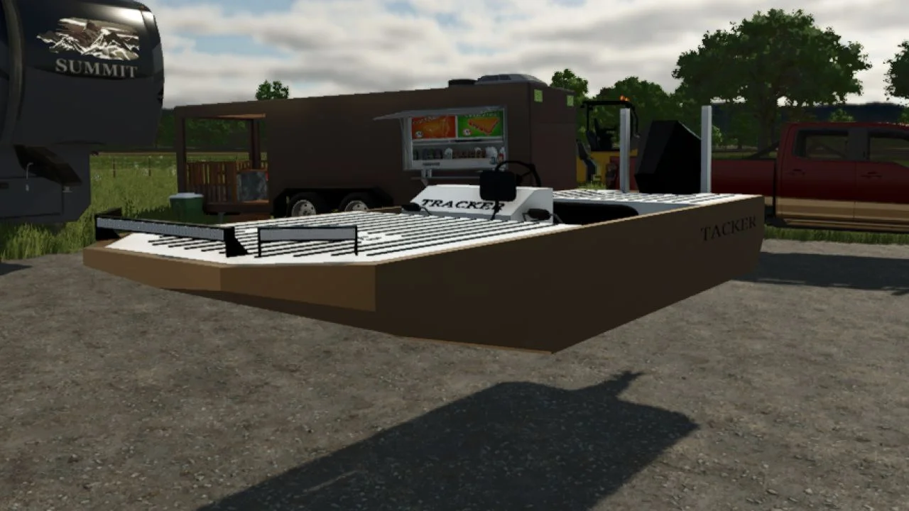 FS25 TRACKER John Boat MINI V1.0 Vehicles Mod FS25 Mod Free Download