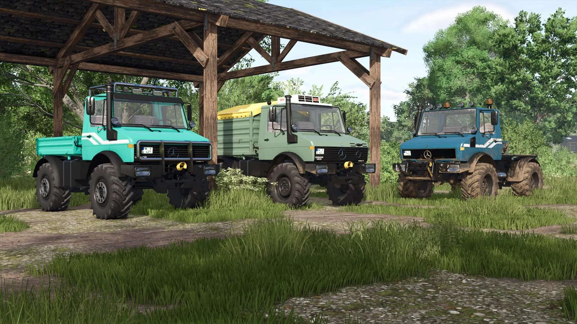 FS25 Unimog U1200, U1400, U1600 v0.9.3 Vehicles Mod FS25 Mod Free Download