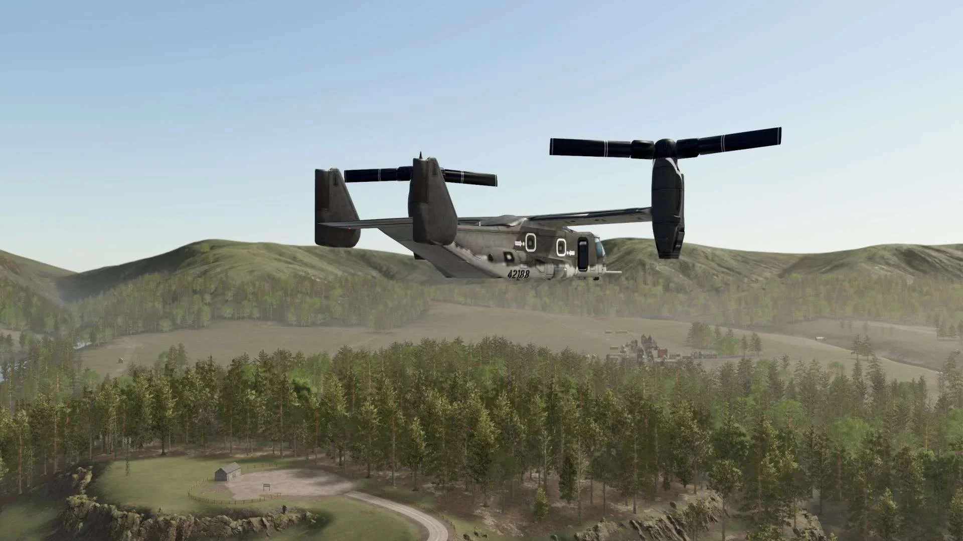 FS25 V22 Osprey v1.0 Vehicles Mod FS25 Mod Free Download