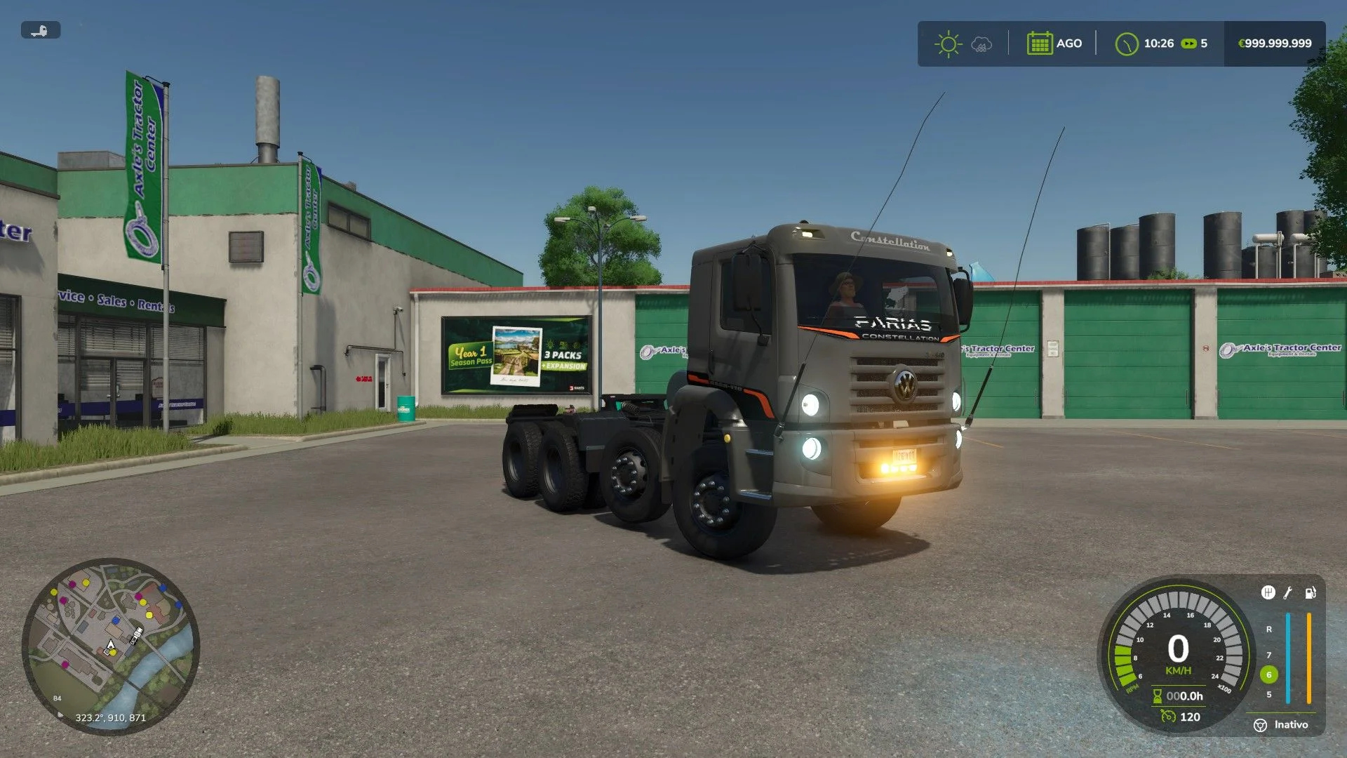 FS25 Volkswagen Constellation 6×4/8×4 V1.0 Vehicles Mod FS25 Mod Free Download
