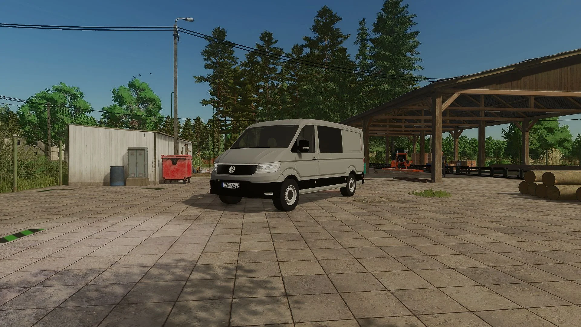 FS25 Volkswagen Crafter V1.0 Vehicles Mod FS25 Mod Free Download
