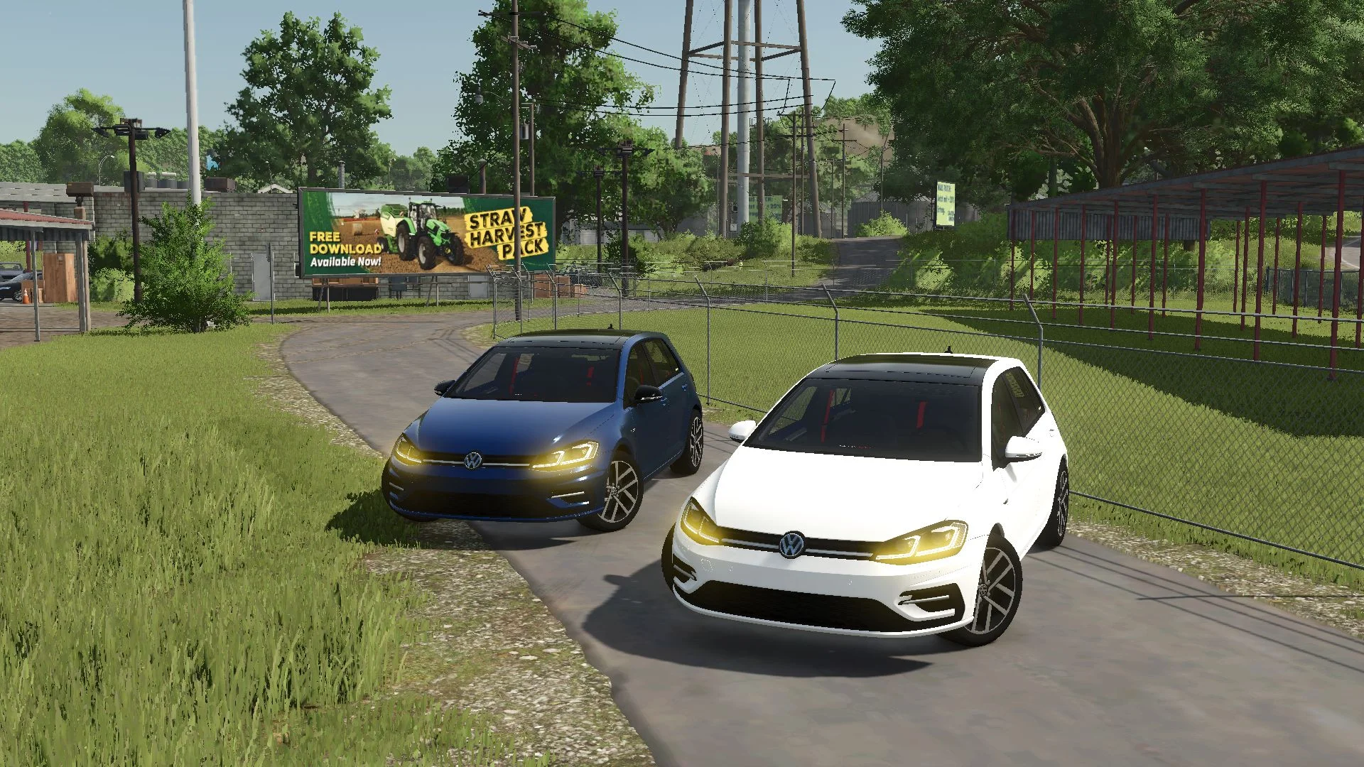 FS25 Volkswagen Golf 7 sade V1.0 Vehicles Mod FS25 Mod Free Download