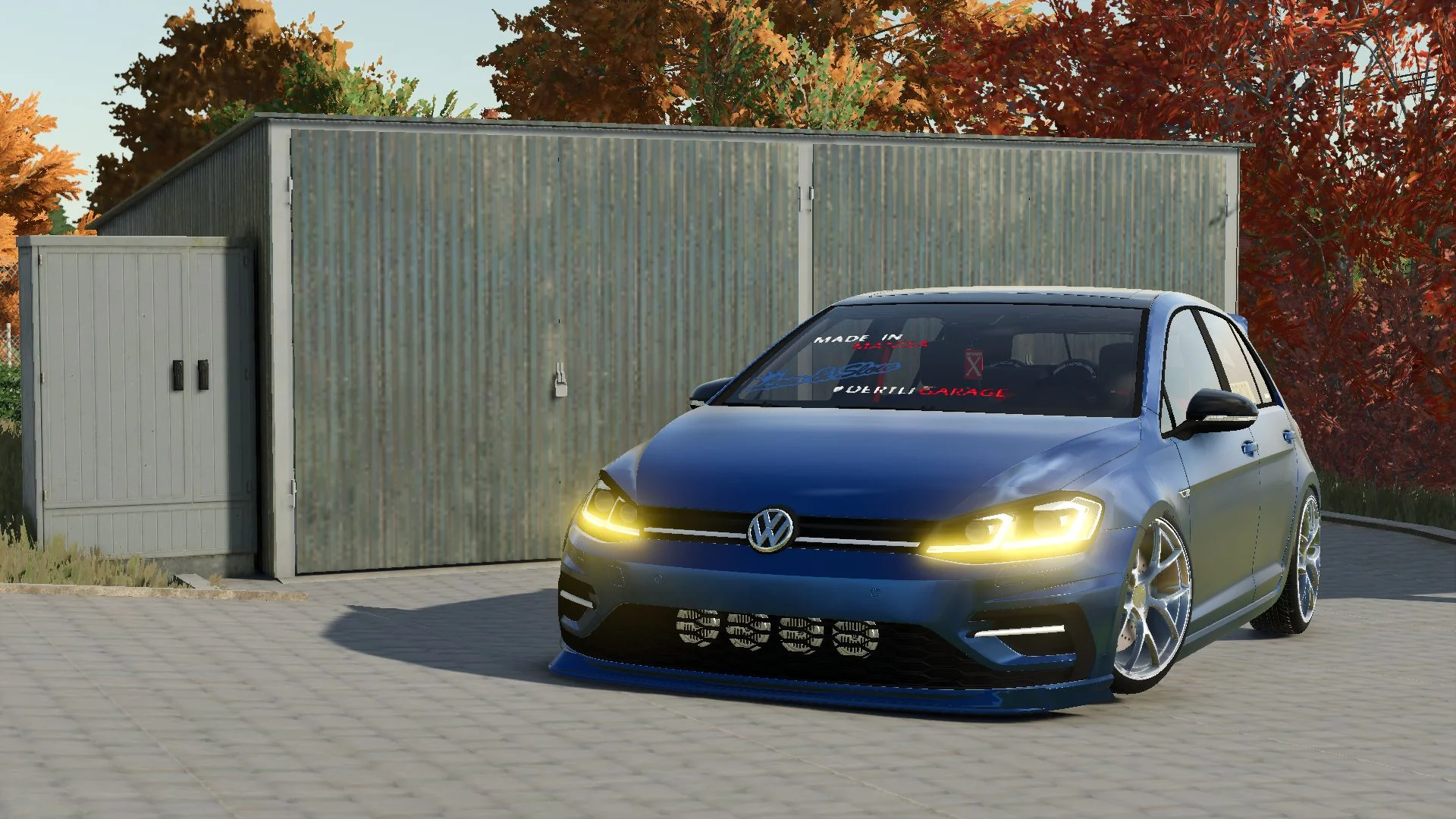 FS25 Volkswagen Golf 7 V1.0 Vehicles Mod FS25 Mod Free Download