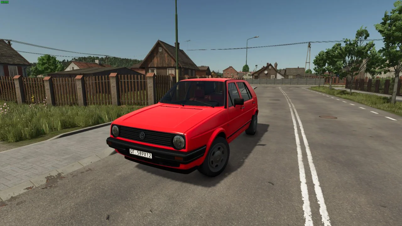 FS25 Volkswagen Golf GL V1.0 Vehicles Mod FS25 Mod Free Download
