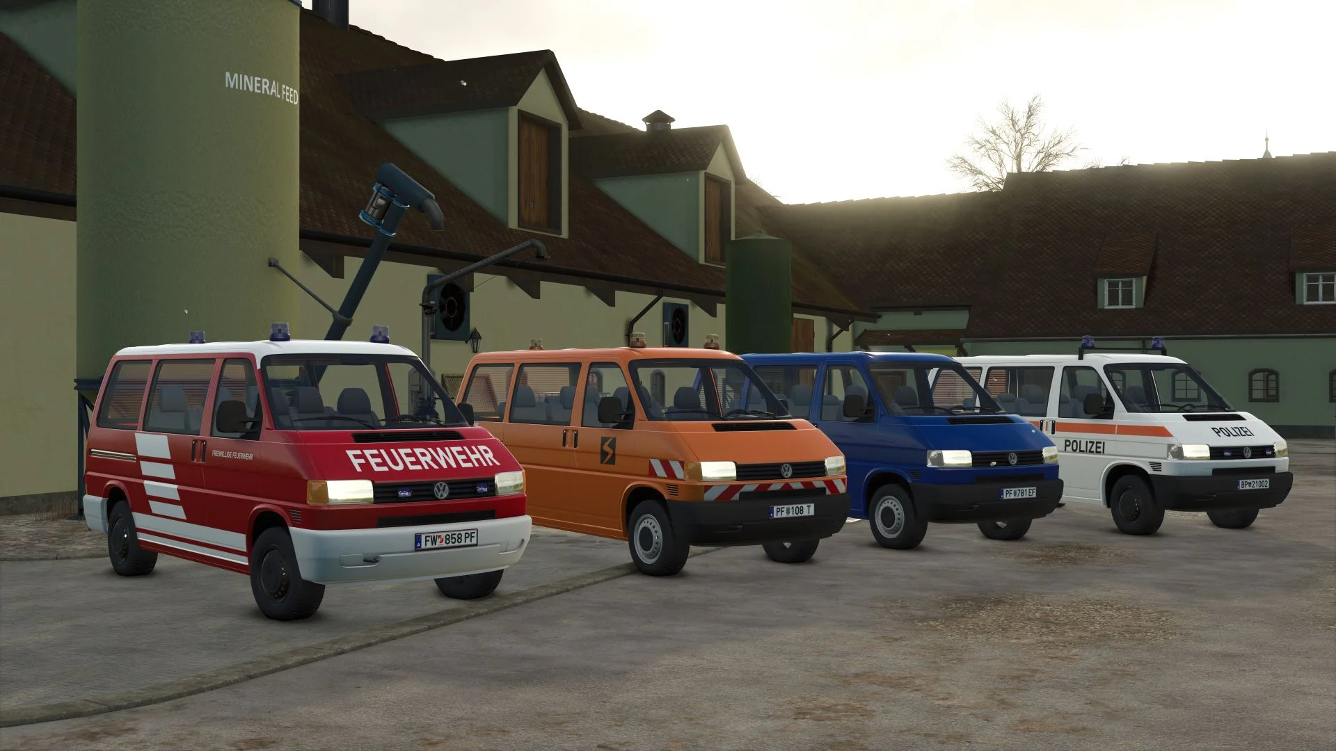 FS25 Volkswagen T4 personnel carrier V1.0 Vehicles Mod FS25 Mod Free Download