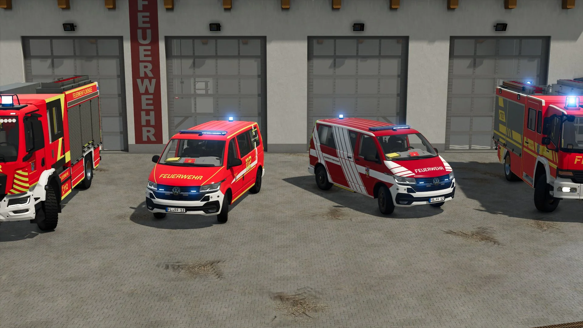 FS25 Volkswagen T6 V1.0 Vehicles Mod FS25 Mod Free Download