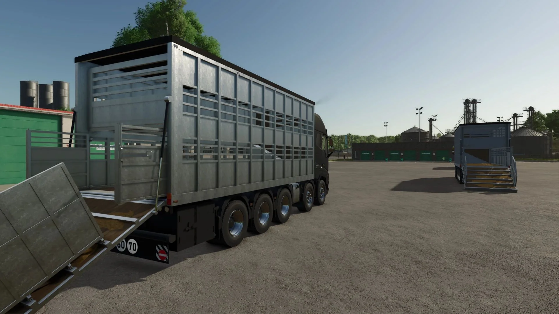 FS25 Volvo animal transport truck V1.0 Vehicles Mod FS25 Mod Free Download