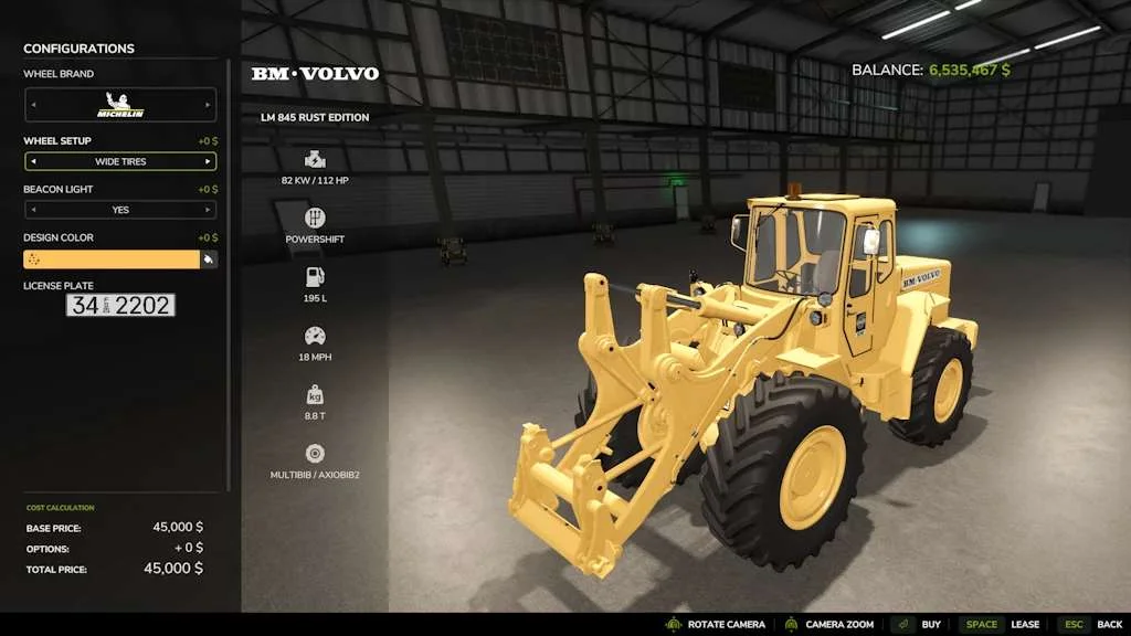 FS25 Volvo LM 845 Rust Edition v1.1 Vehicles Mod FS25 Mod Free Download