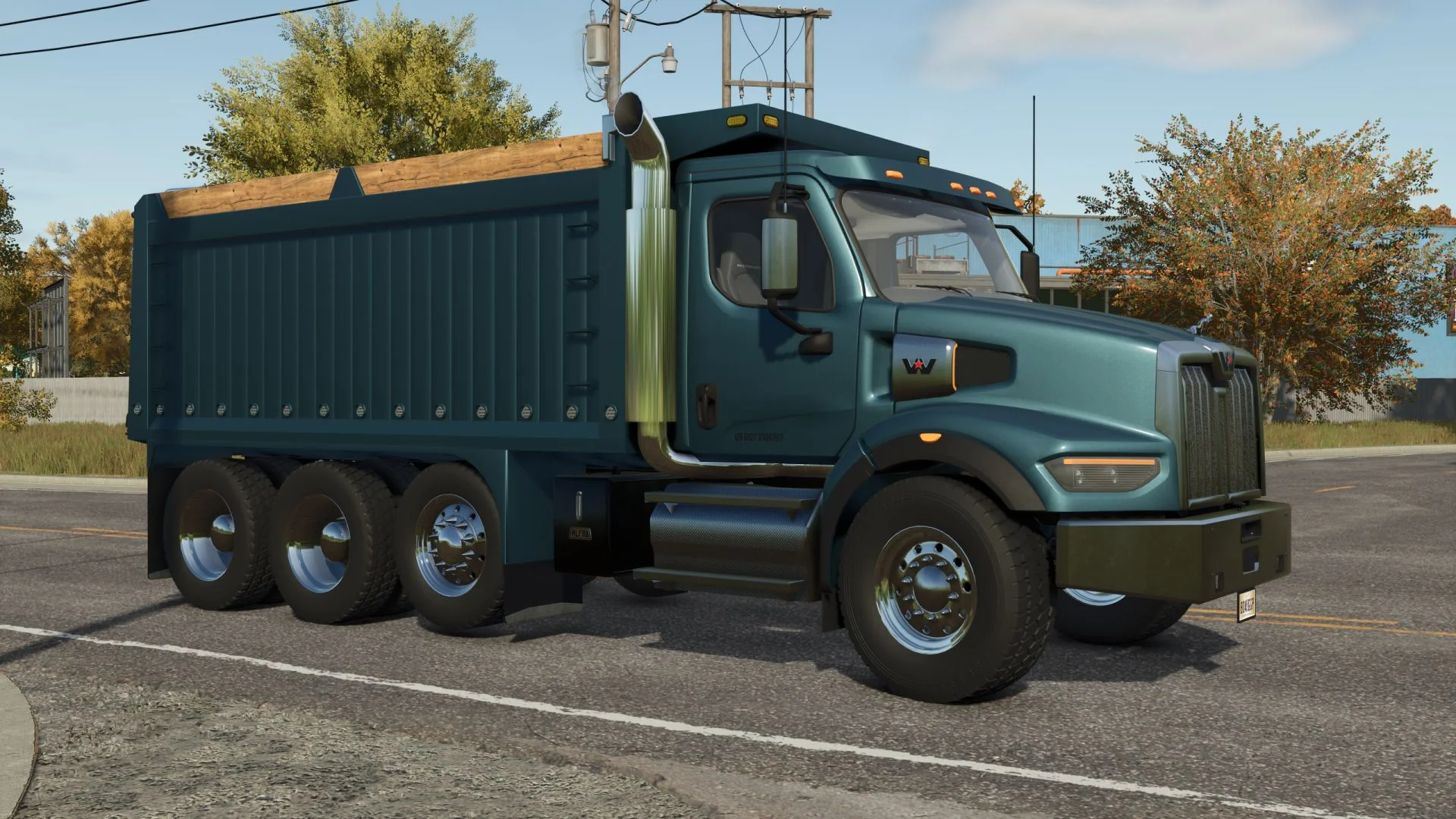 FS25 Western Star 49X Dumper V1.0.0.1 Vehicles Mod FS25 Mod Free Download