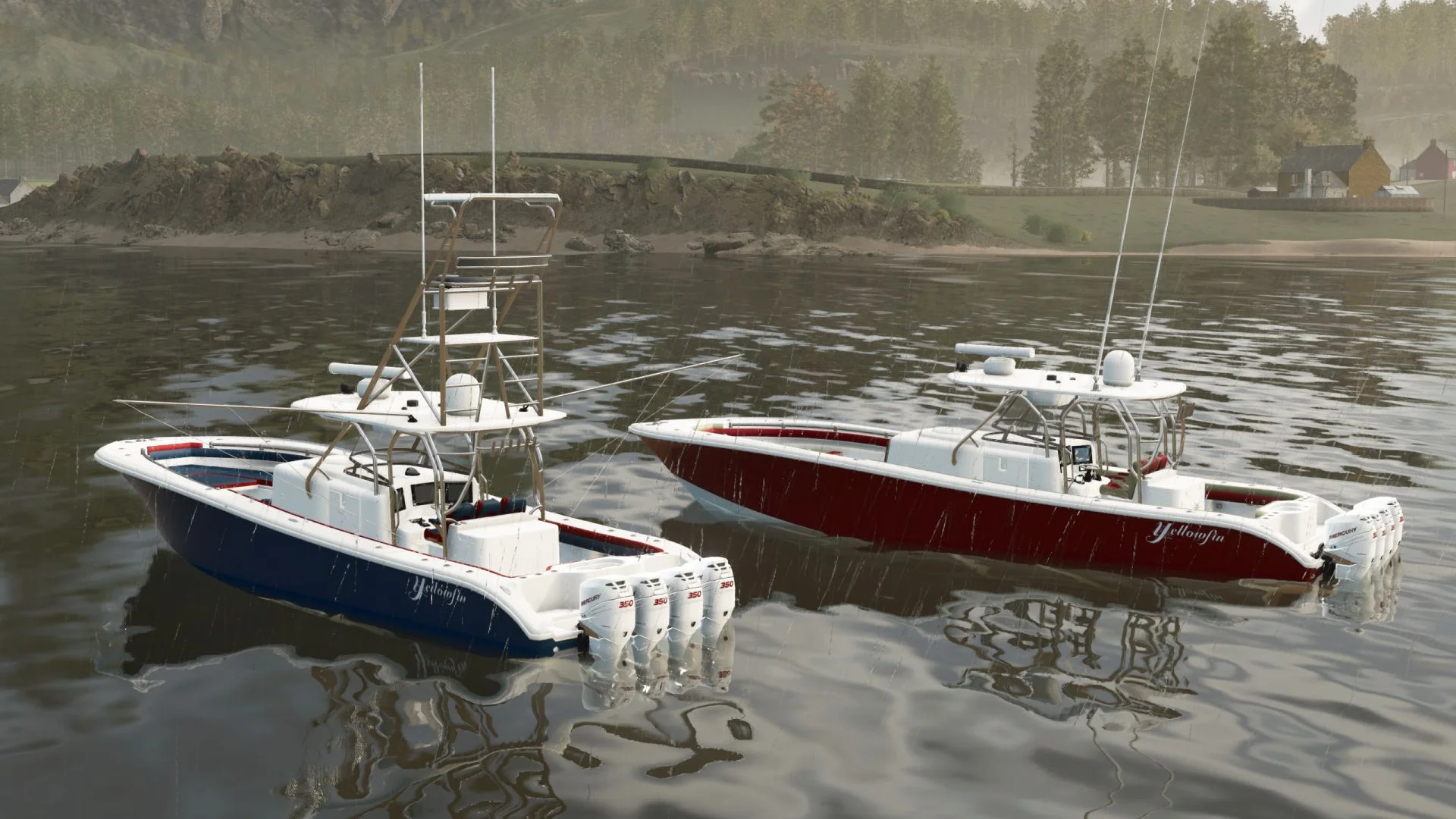 FS25 YellowFin Boat Pack V1.0 Vehicles Mod FS25 Mod Free Download