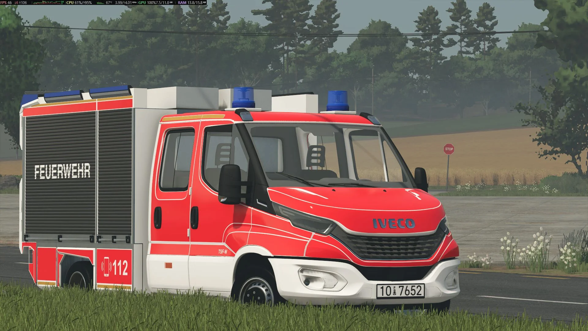FS25 Ziegler TSF-W / Iveco Daily 35-160 V1.0 Vehicles Mod FS25 Mod Free Download