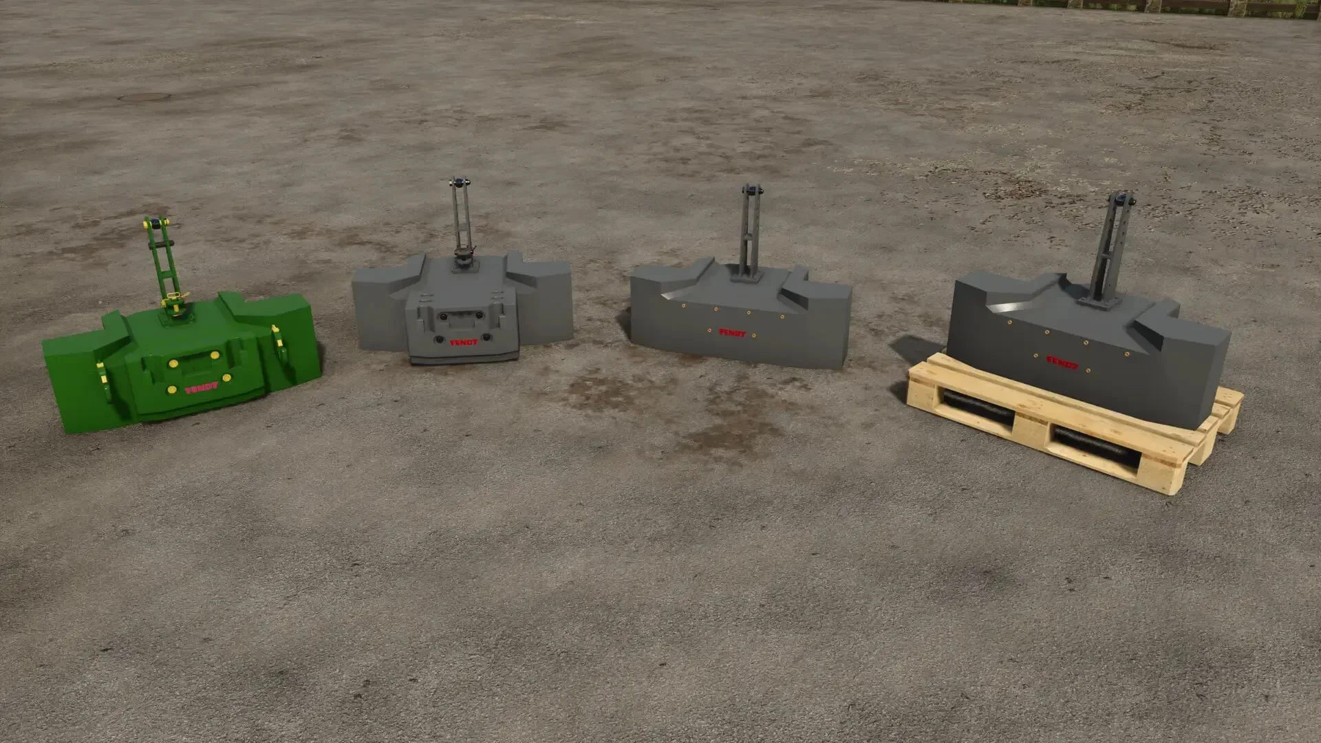 FS25 Fendt Weight v2.0 Weights Mod FS25 Mod Free Download