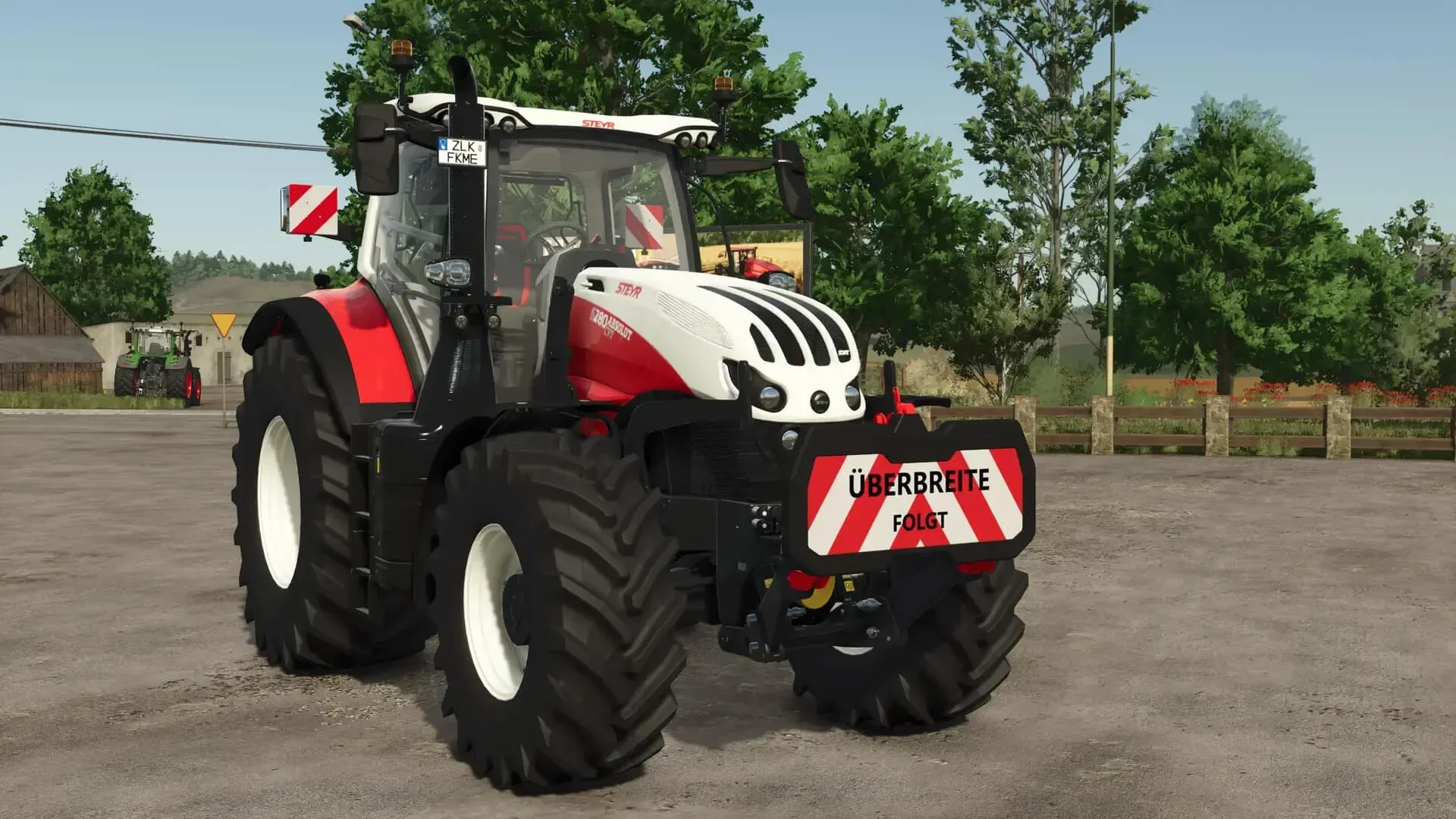 FS25 Front warning sign v1.0 Weights Mod FS25 Mod Free Download