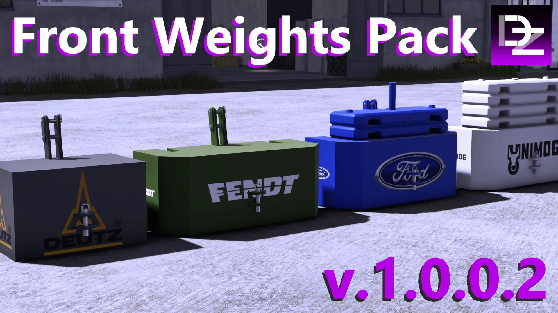 FS25 Front weight pack V1.0.0.2 Weights Mod FS25 Mod Free Download
