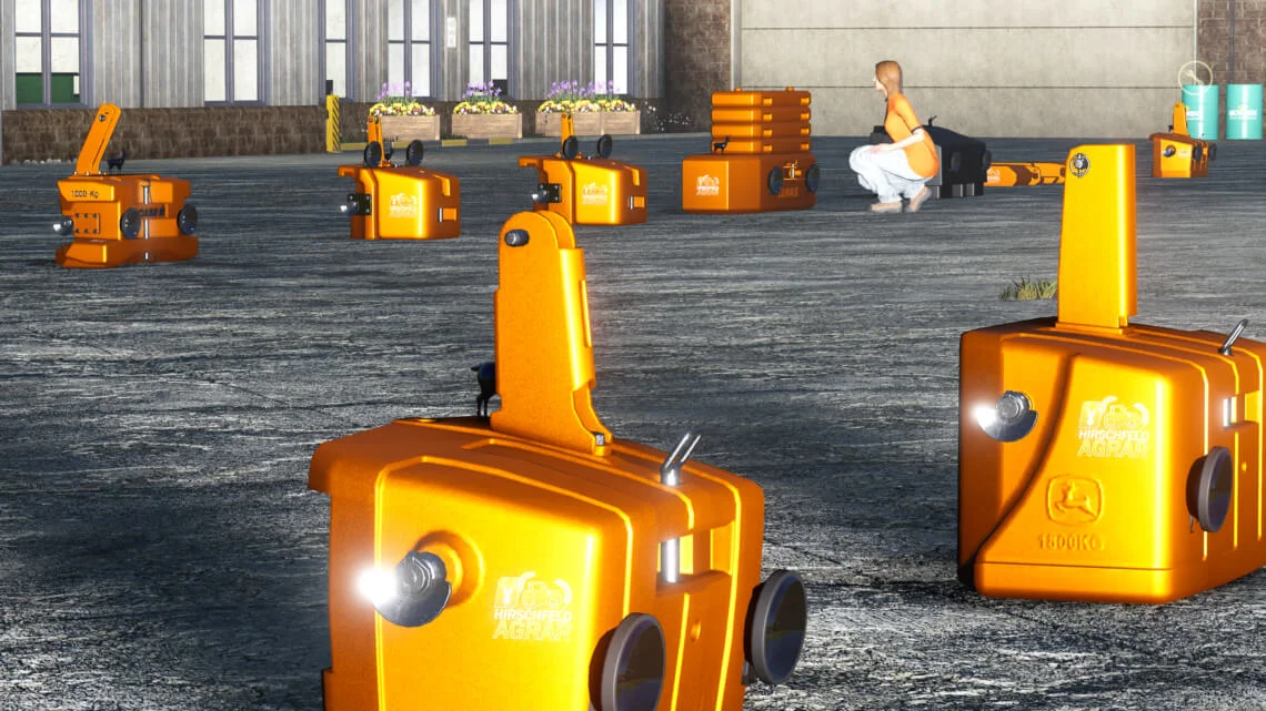 FS25 Hirschfeld weight pack V1.0.0.2 Weights Mod FS25 Mod Free Download
