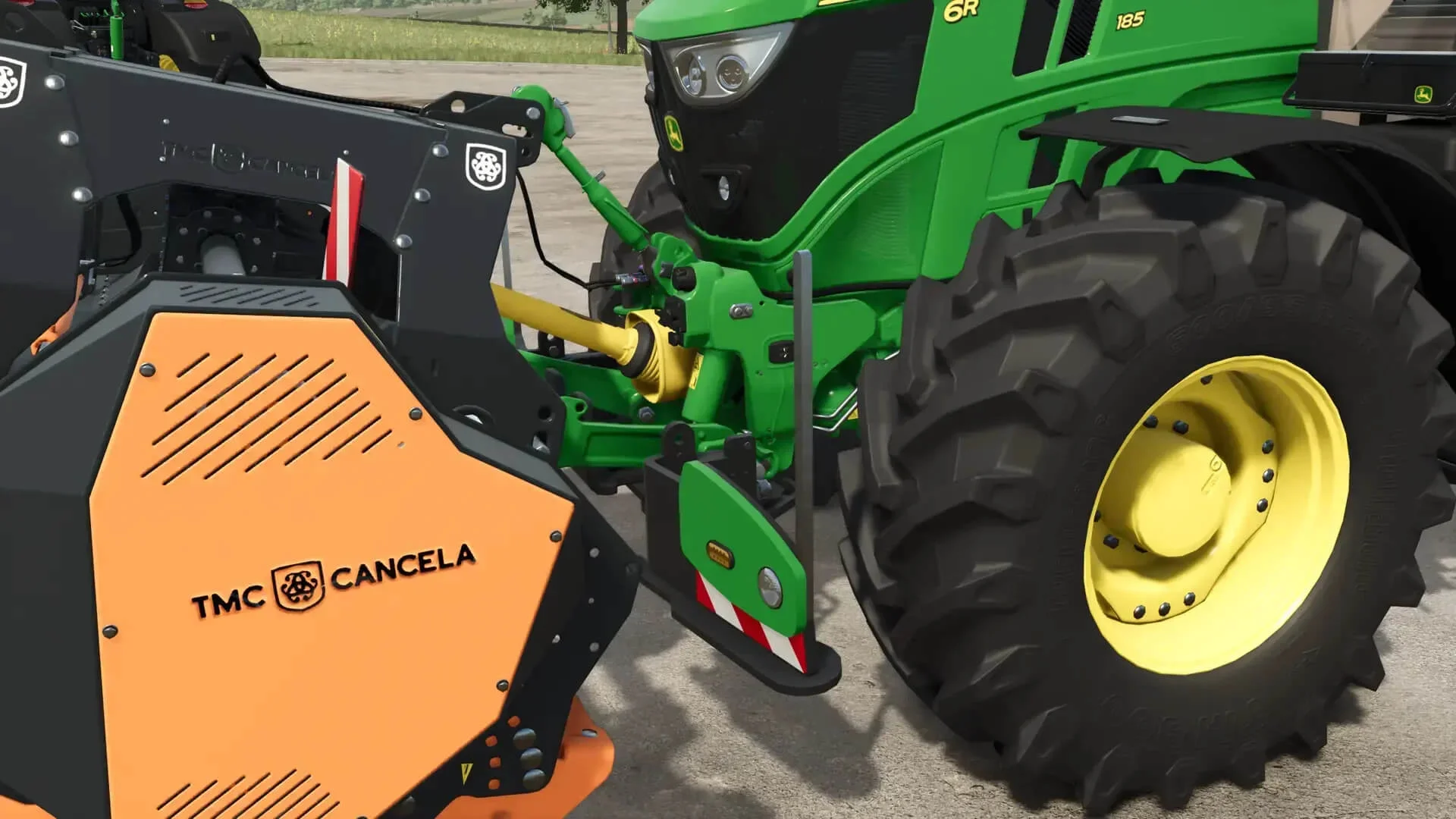 FS25 JOHN DEERE 6R Agribumper V2.0.4.1 Weights Mod FS25 Mod Free Download