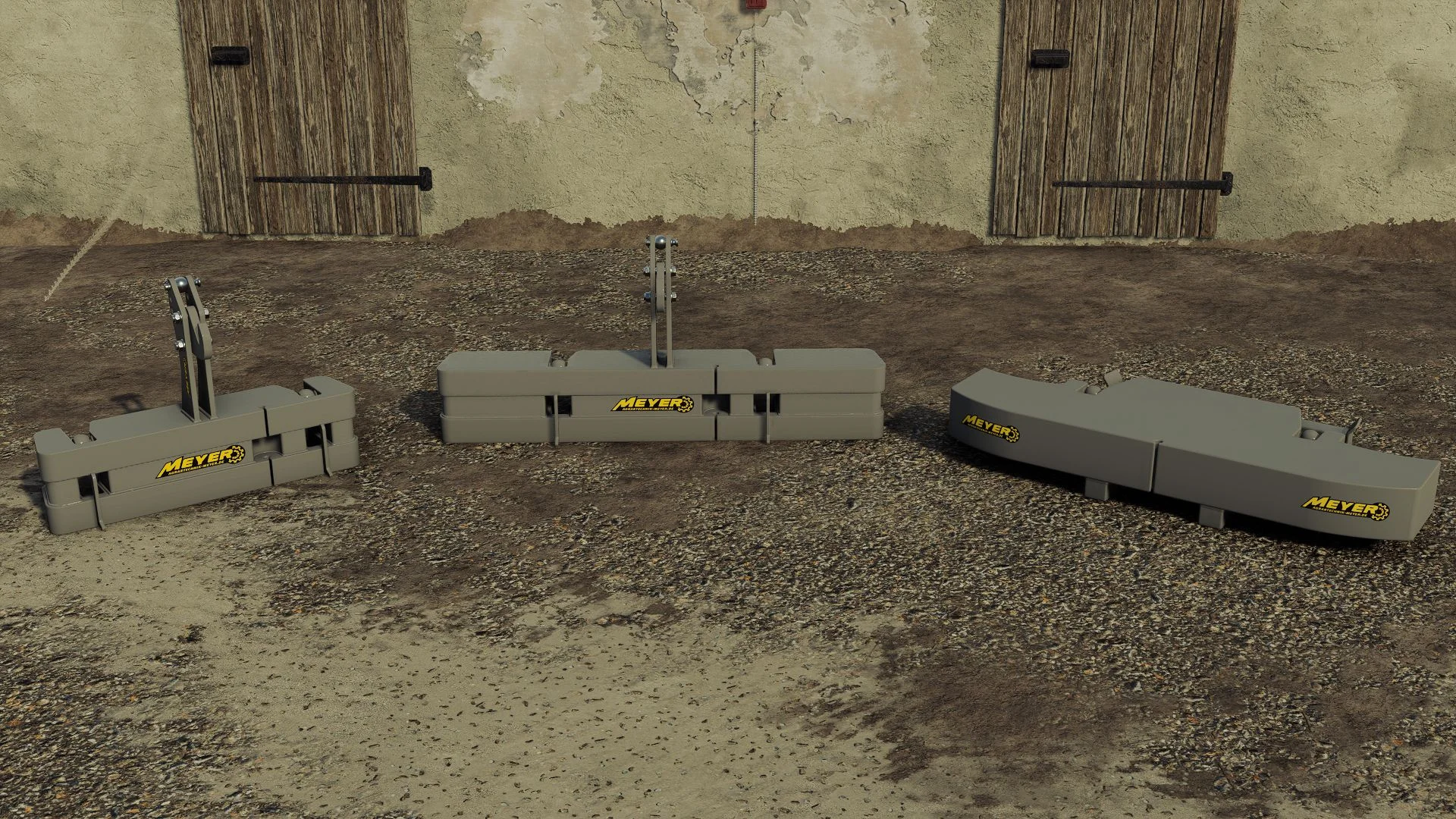 FS25 Meyer Weight Pack v1.0 Weights Mod FS25 Mod Free Download