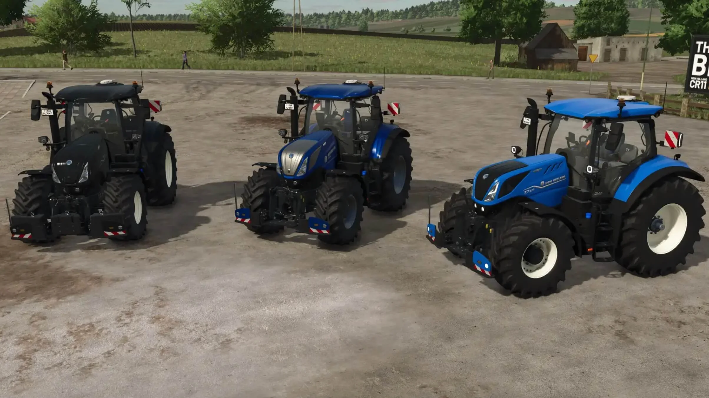 FS25 New Holland T7 Agribumper v1.0 Weights Mod FS25 Mod Free Download