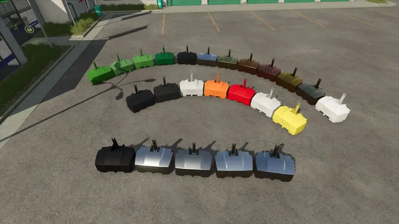 FS25 PBSMods Edition FENDT Pack v1.0 Weights Mod FS25 Mod Free Download
