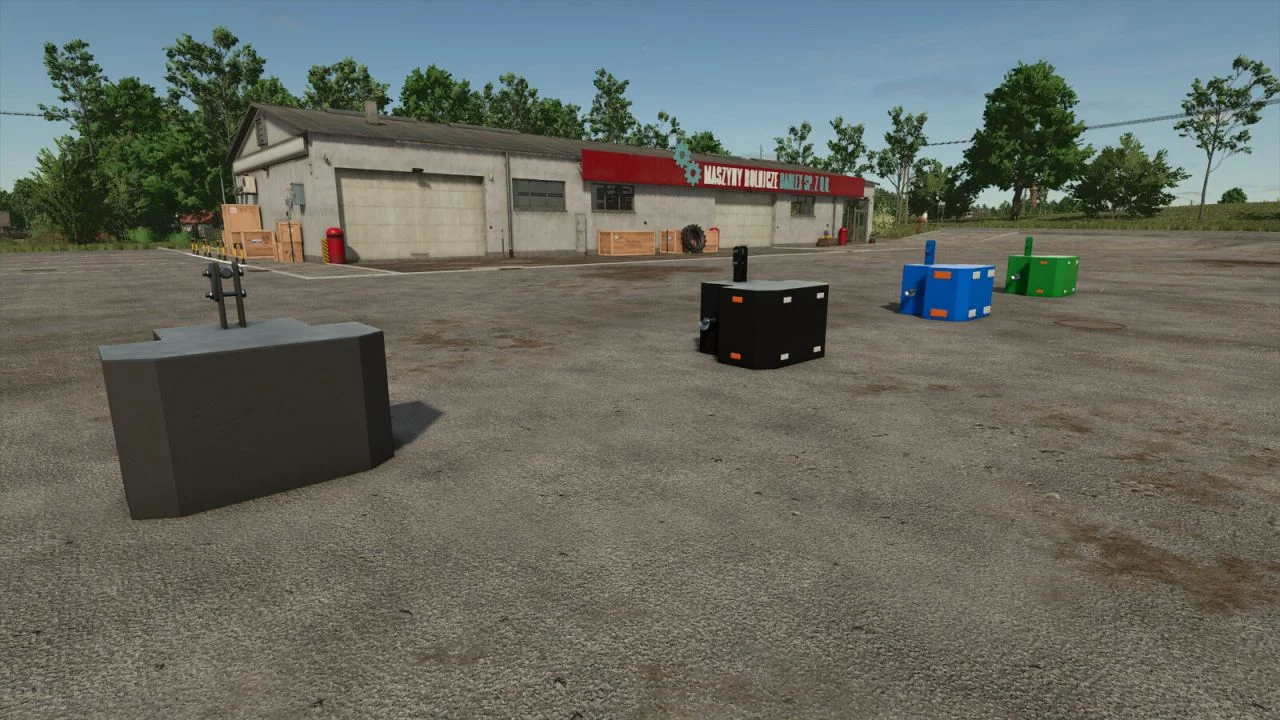 FS25 Selfmade Concrete Weight V1.0 Weights Mod FS25 Mod Free Download