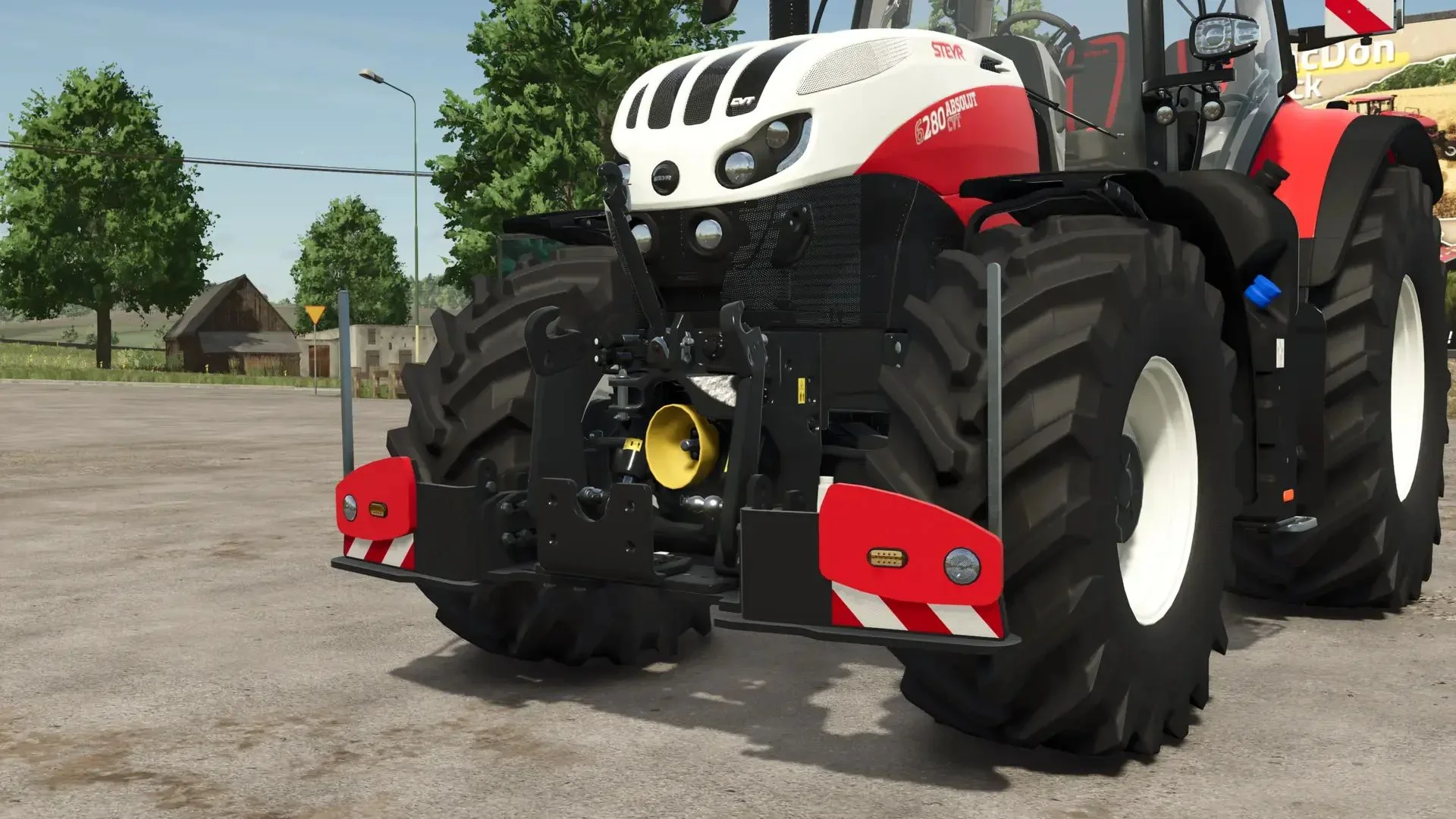 FS25 Steyr Absolut with Agribumper v1.0 Weights Mod FS25 Mod Free Download