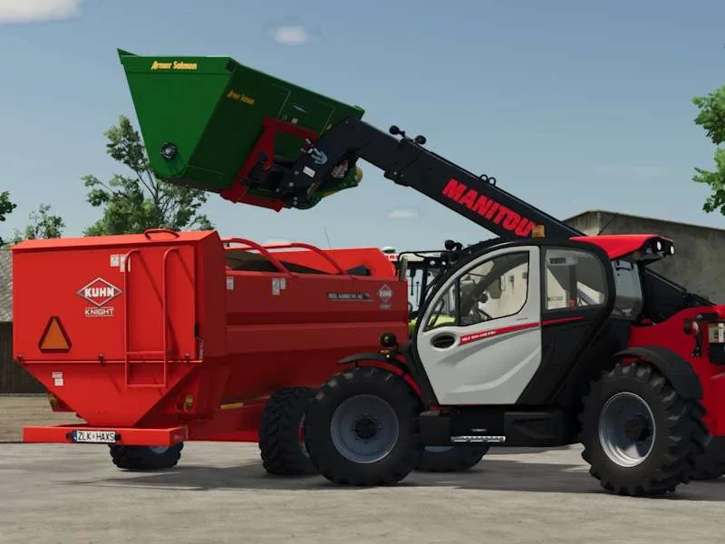 FS25 Armer Salmon Beet Chopper Bucket V1.0.0.1 Wheel Loaders Mod FS25 Mod Free Download