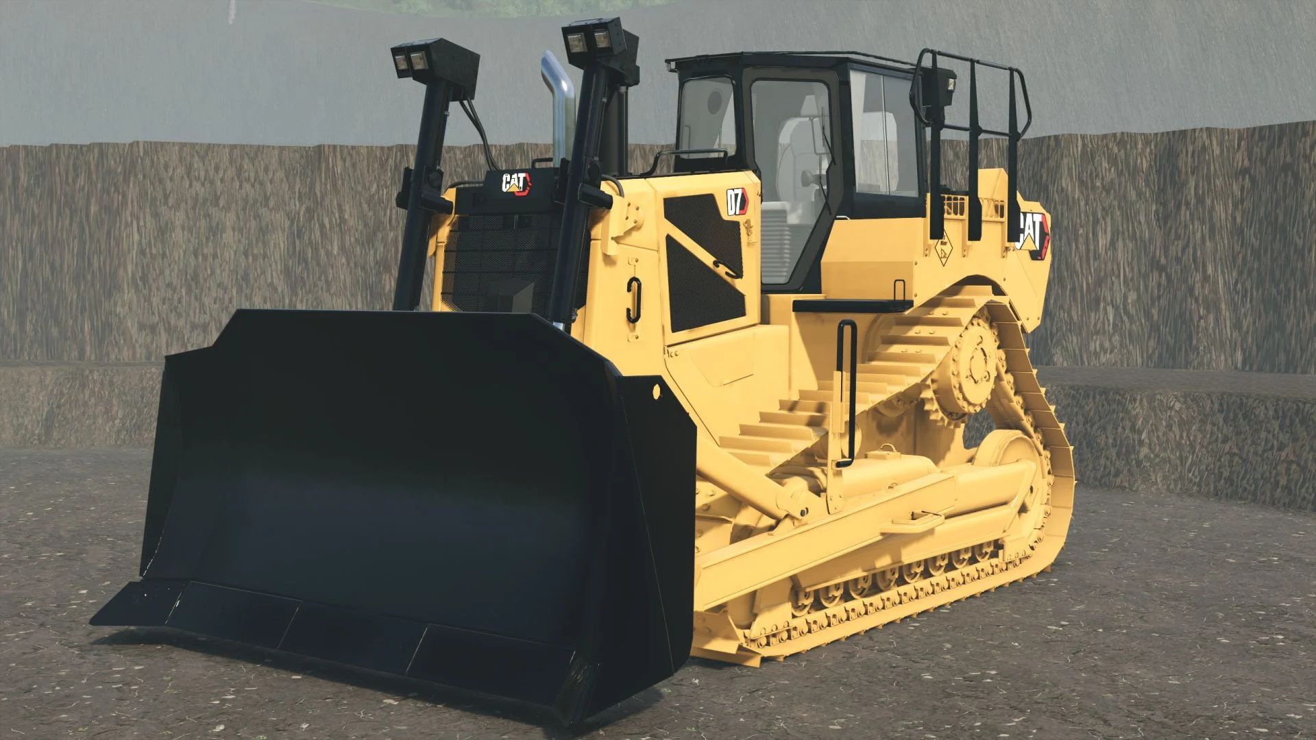 FS25 CAT D7 Next Gen V1.0 Wheel Loaders Mod FS25 Mod Free Download