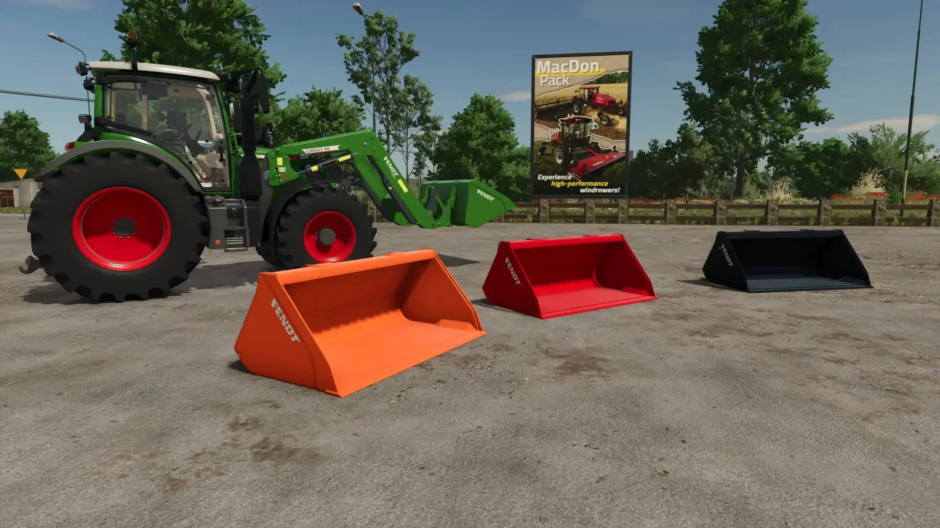 FS25 Fendt shovel V1.0 Wheel Loaders Mod FS25 Mod Free Download