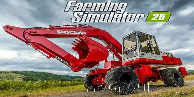 FS25 Poclain 75 BP v1.0 Wheel Loaders Mod FS25 Mod Free Download