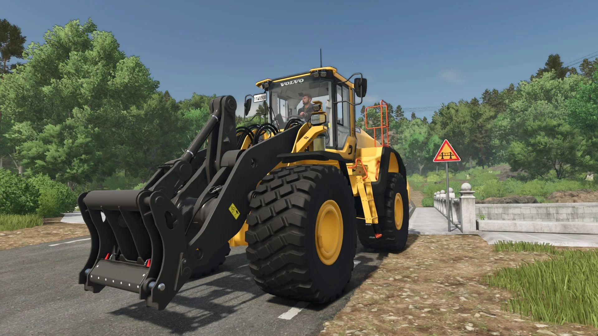 FS25 Volvo L180H without reverse warning v1.0 Wheel Loaders Mod FS25 Mod Free Download