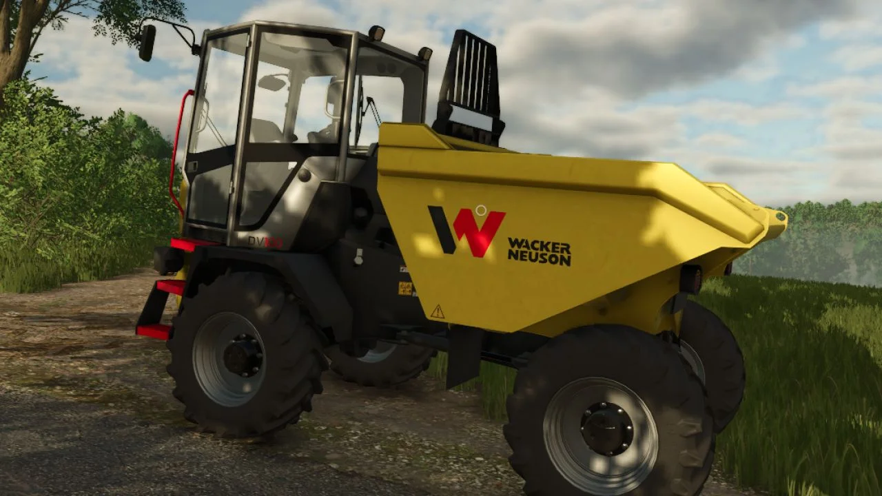 FS25 WACKER NEUSON DV100 v1.0 Wheel Loaders Mod FS25 Mod Free Download